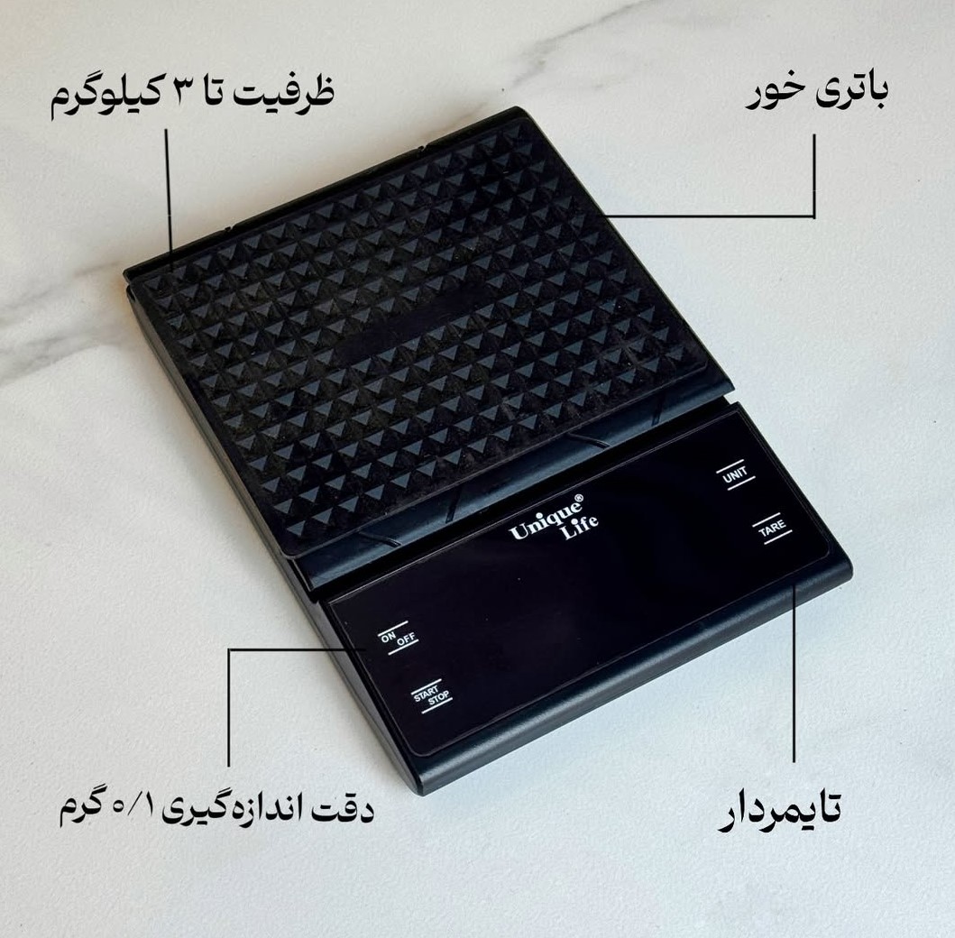 ترازو (اسکیل) تاچ تایمردار یونیک لایف